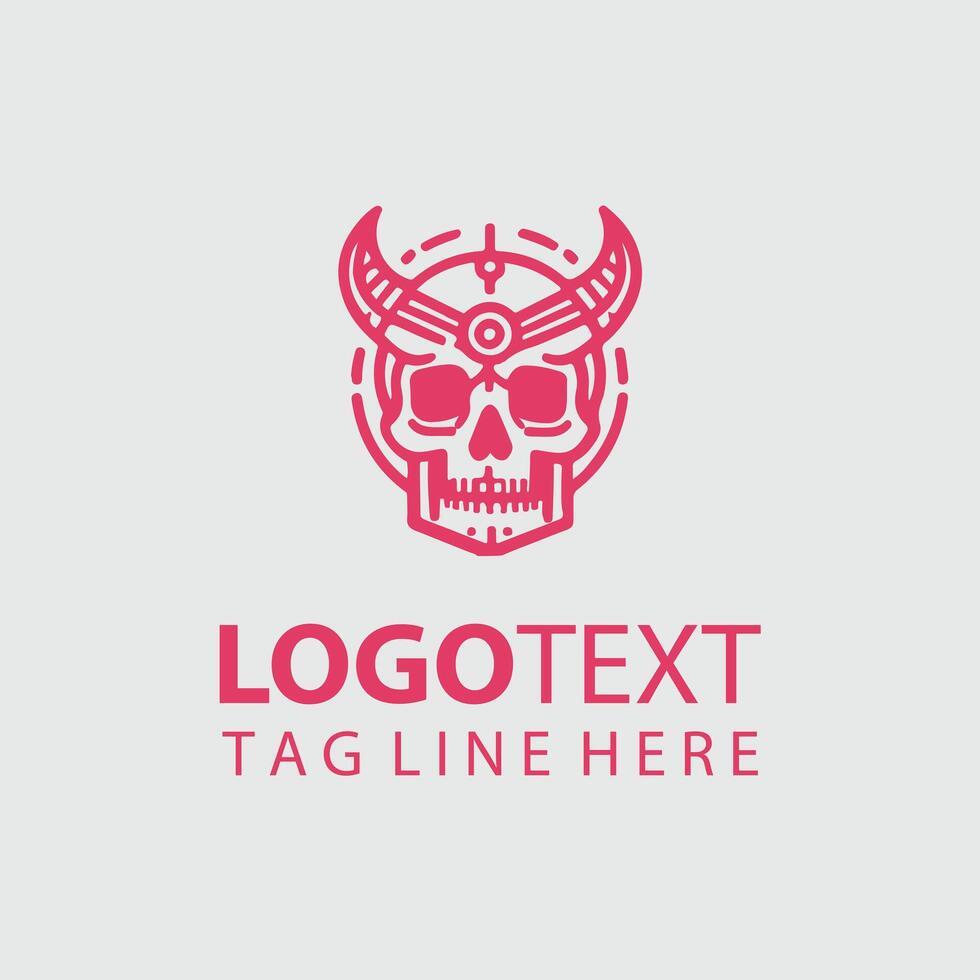 Phantom Skull Skull logo vector