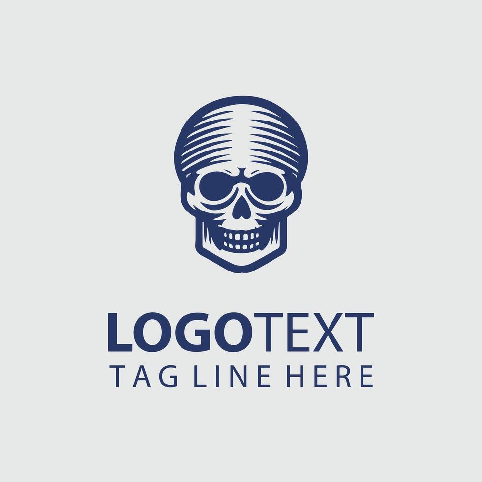 Eternal Skull Skull logo vector