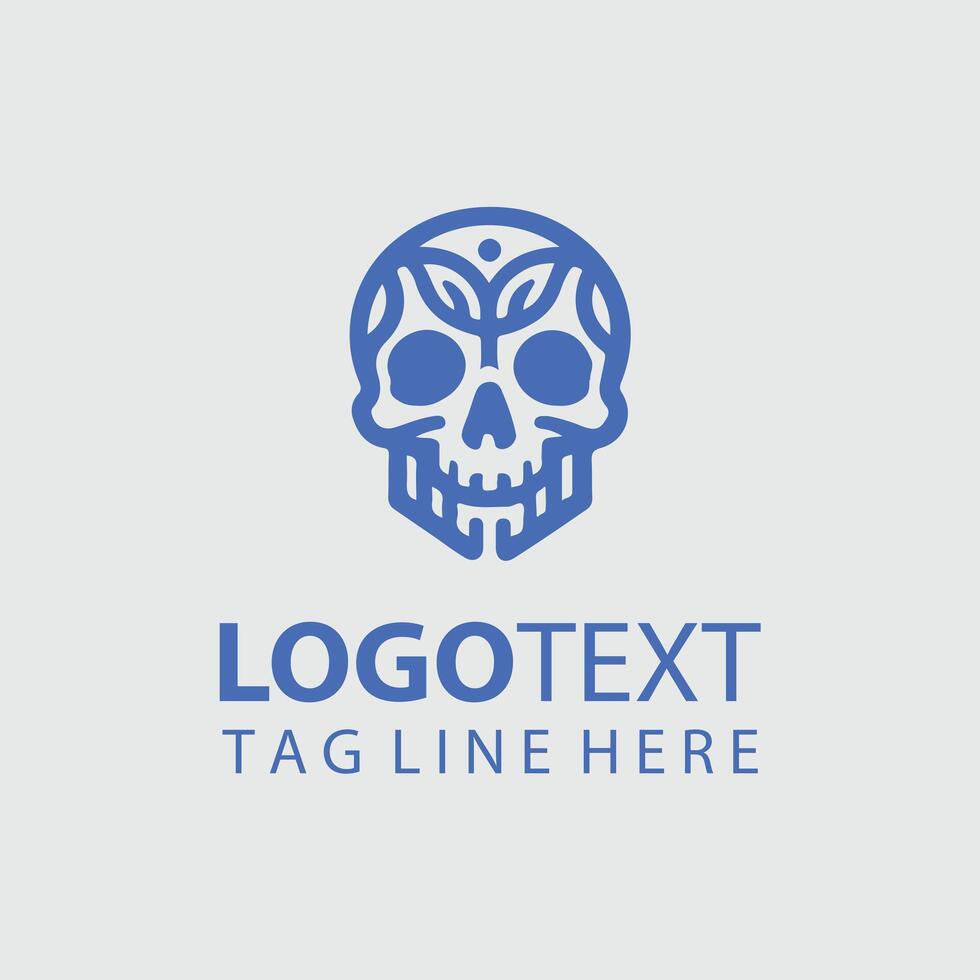 Skull Vanguard skull logo vector
