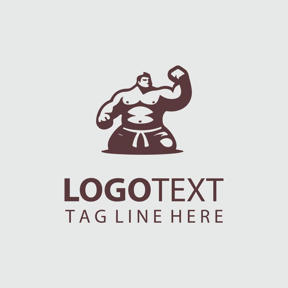 The Sumo Forge sumo wrestler logo vector