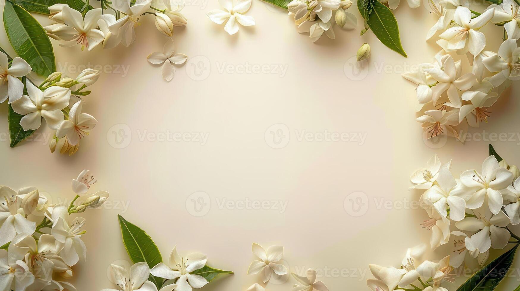 Elegant arrangement of white flowers on a soft background, perfect for invitations or decor photo
