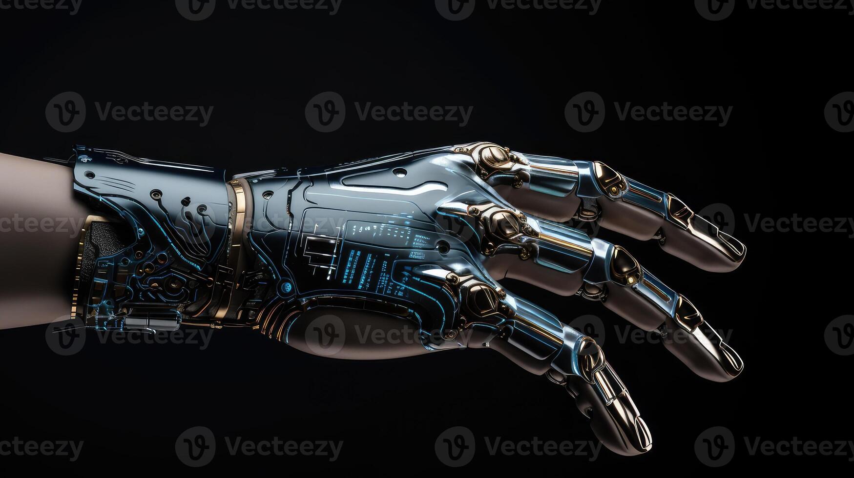 automation robot hand technology photo