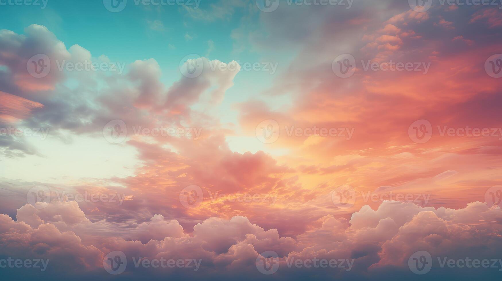 sunvibrant teal abstract background photo