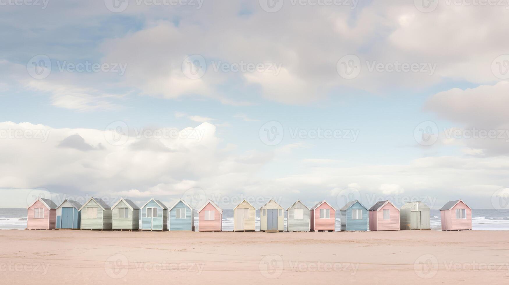 tones pastel beach photo