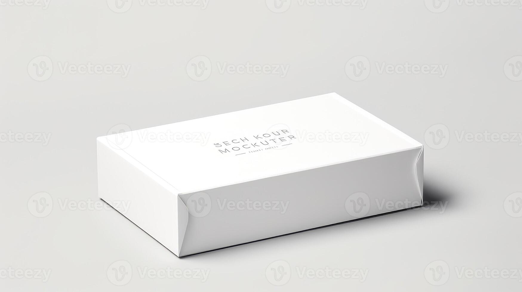custom white box mock up photo