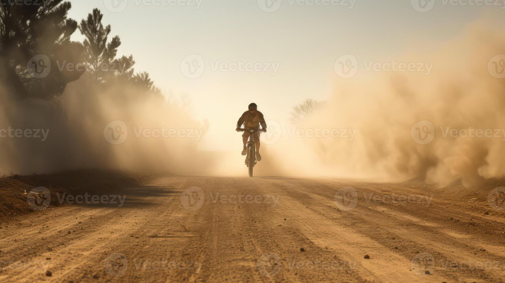 motion road dust photo