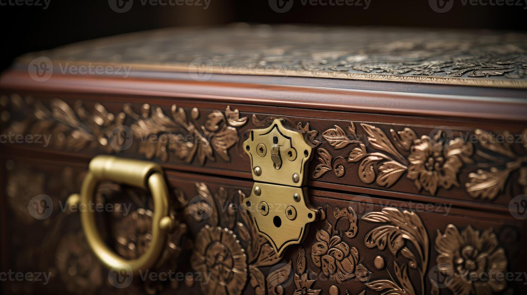 antique box handle photo