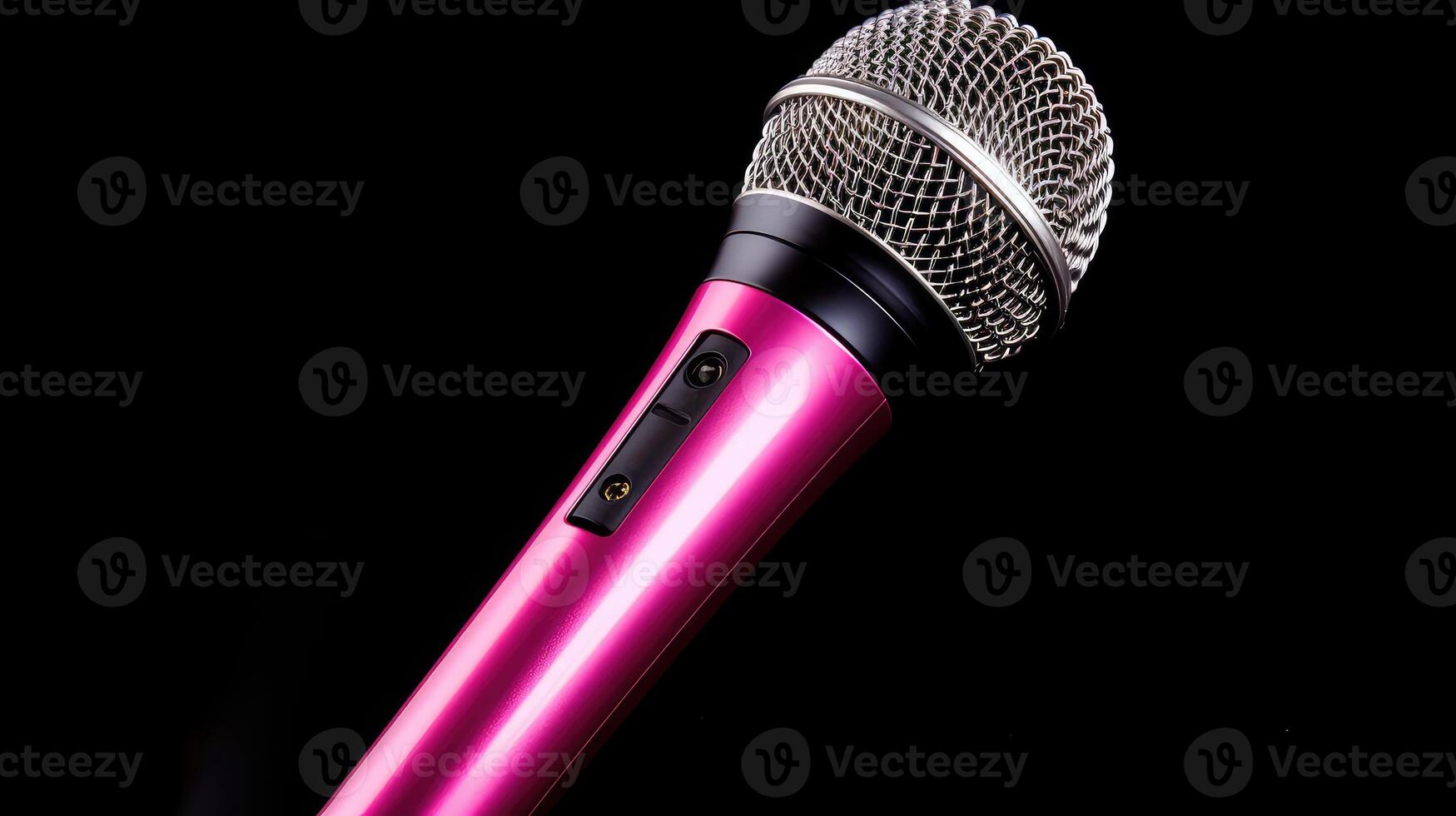 black pink microphone photo