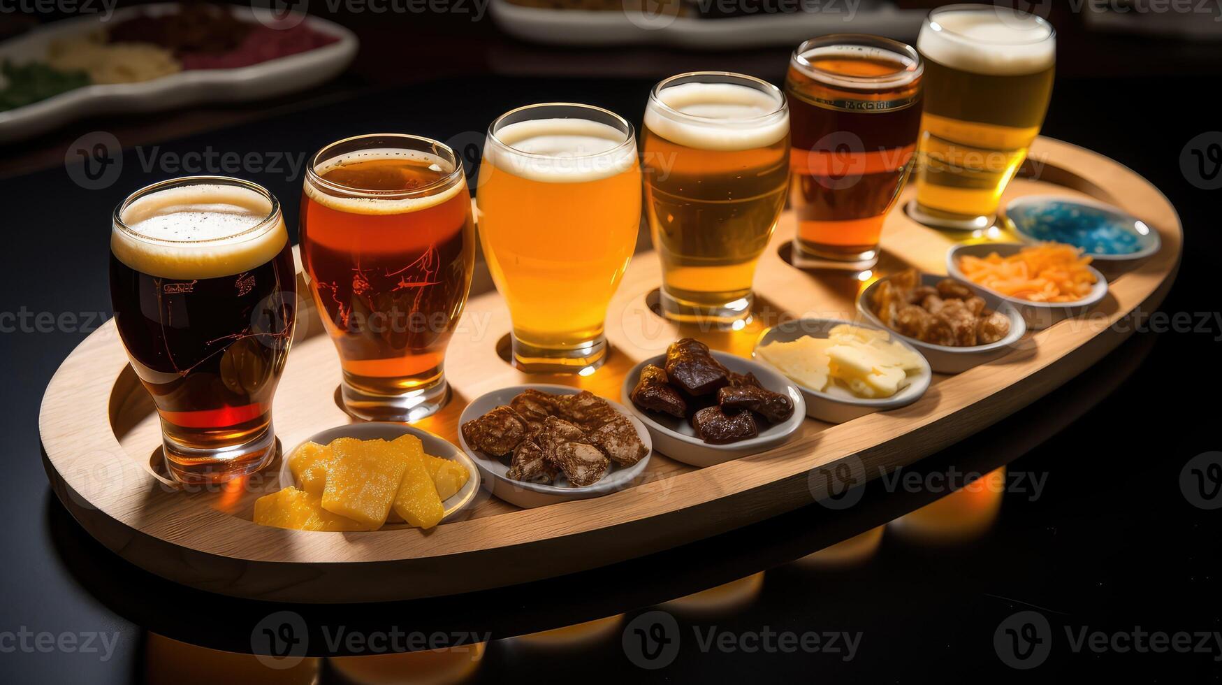 selection flight beer photo