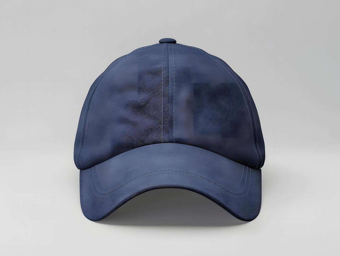 A baseball cap with a blue background photo