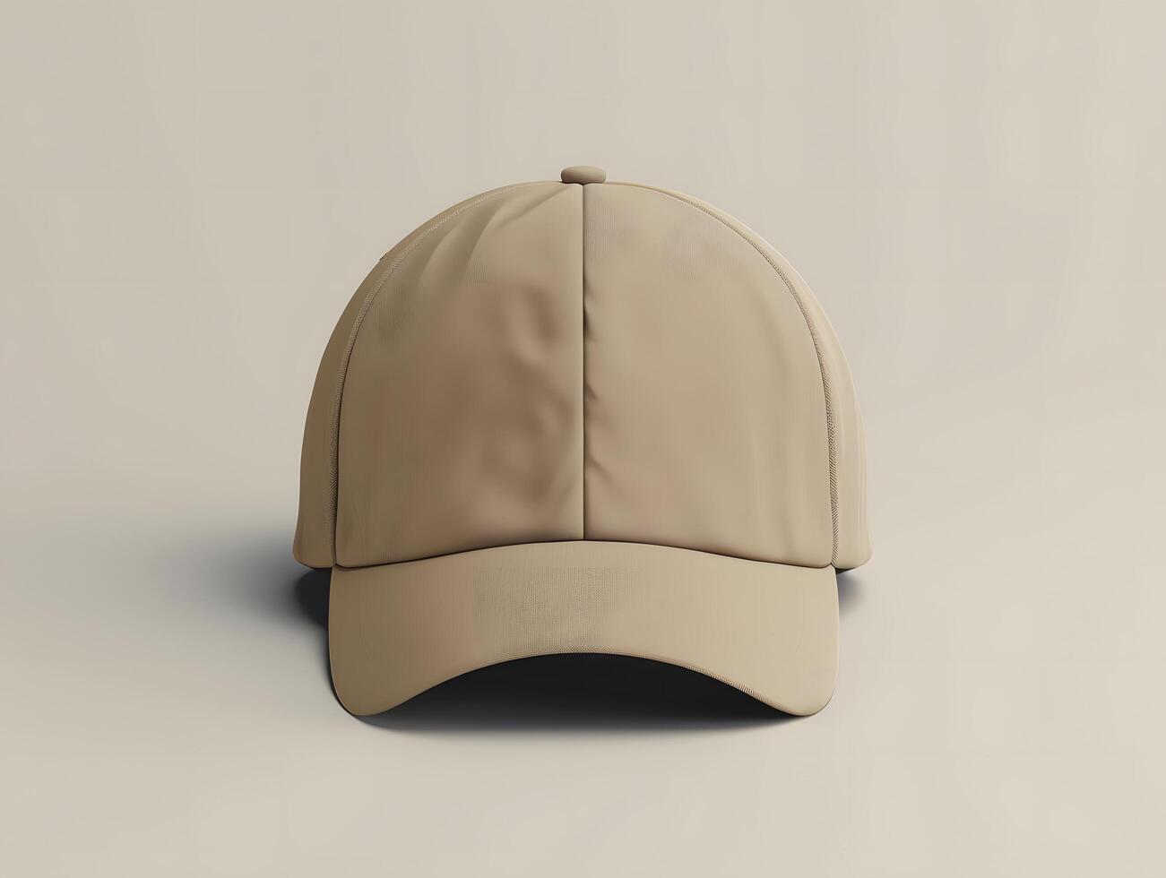 A baseball cap on a plain surface photo
