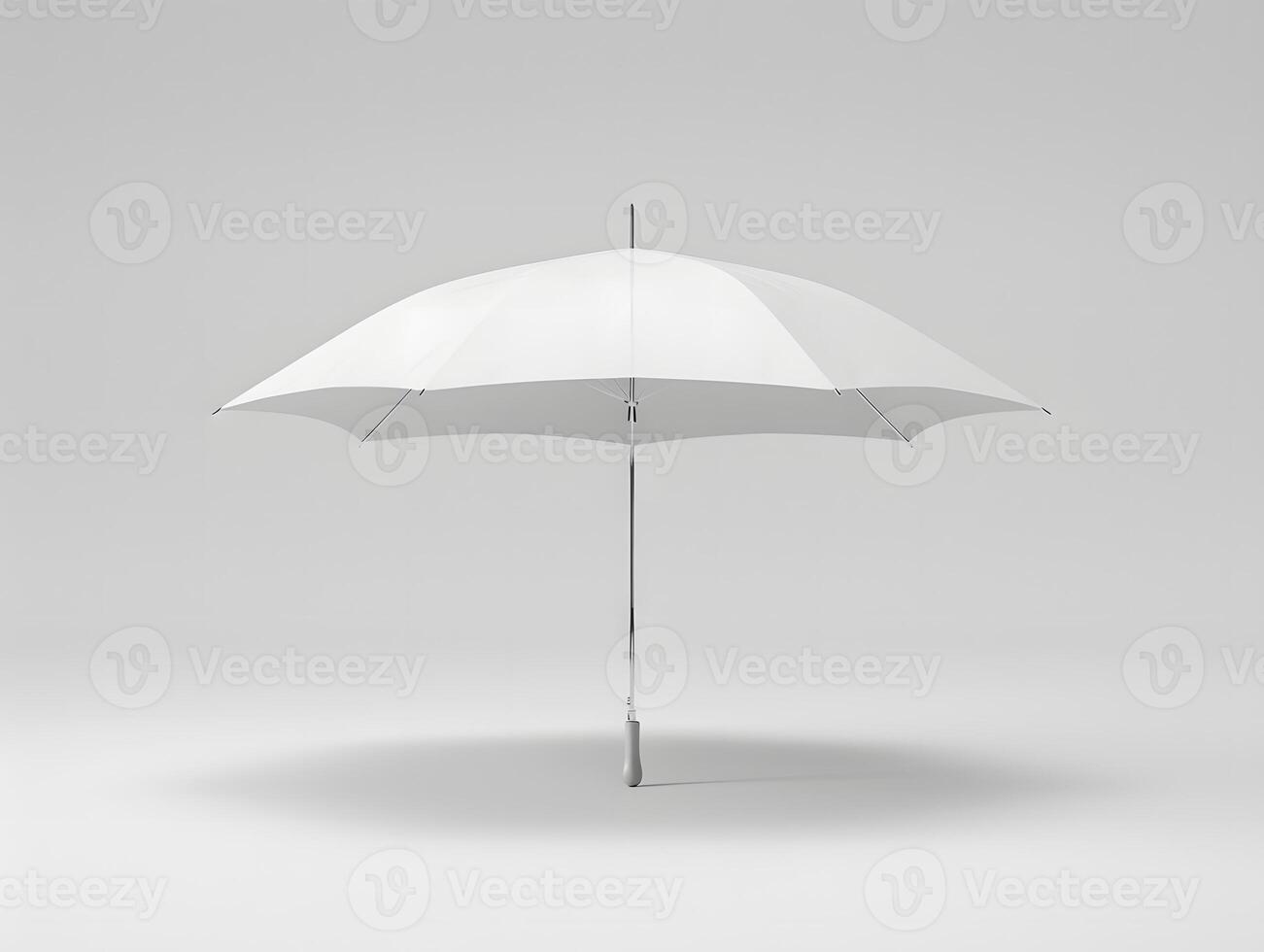 blank opened umbrella mockup with clean background photo