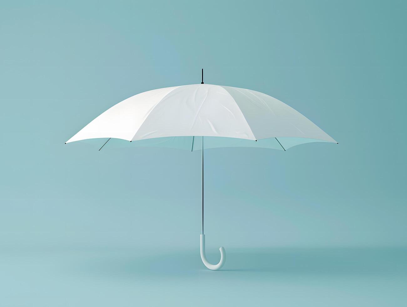 Blank umbrella mockup photo