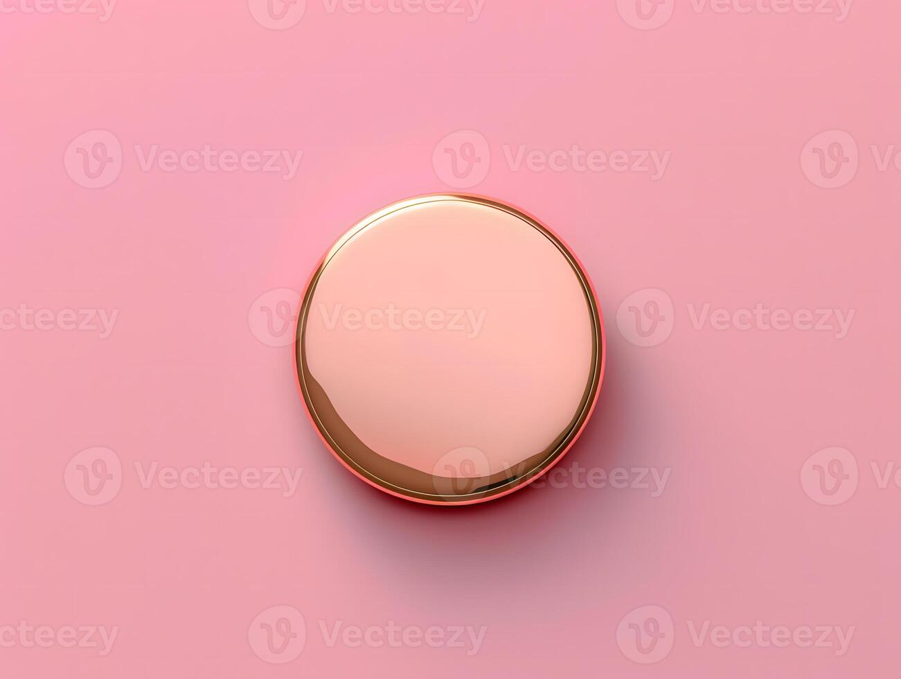 A round object on a pink background photo