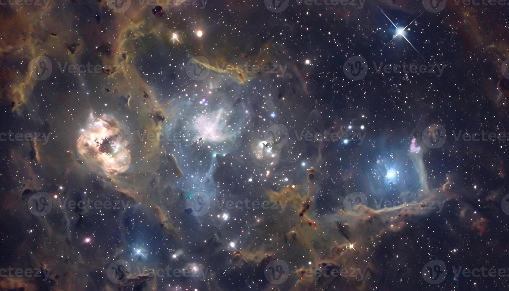 The star cluster in the constellation of carina photo