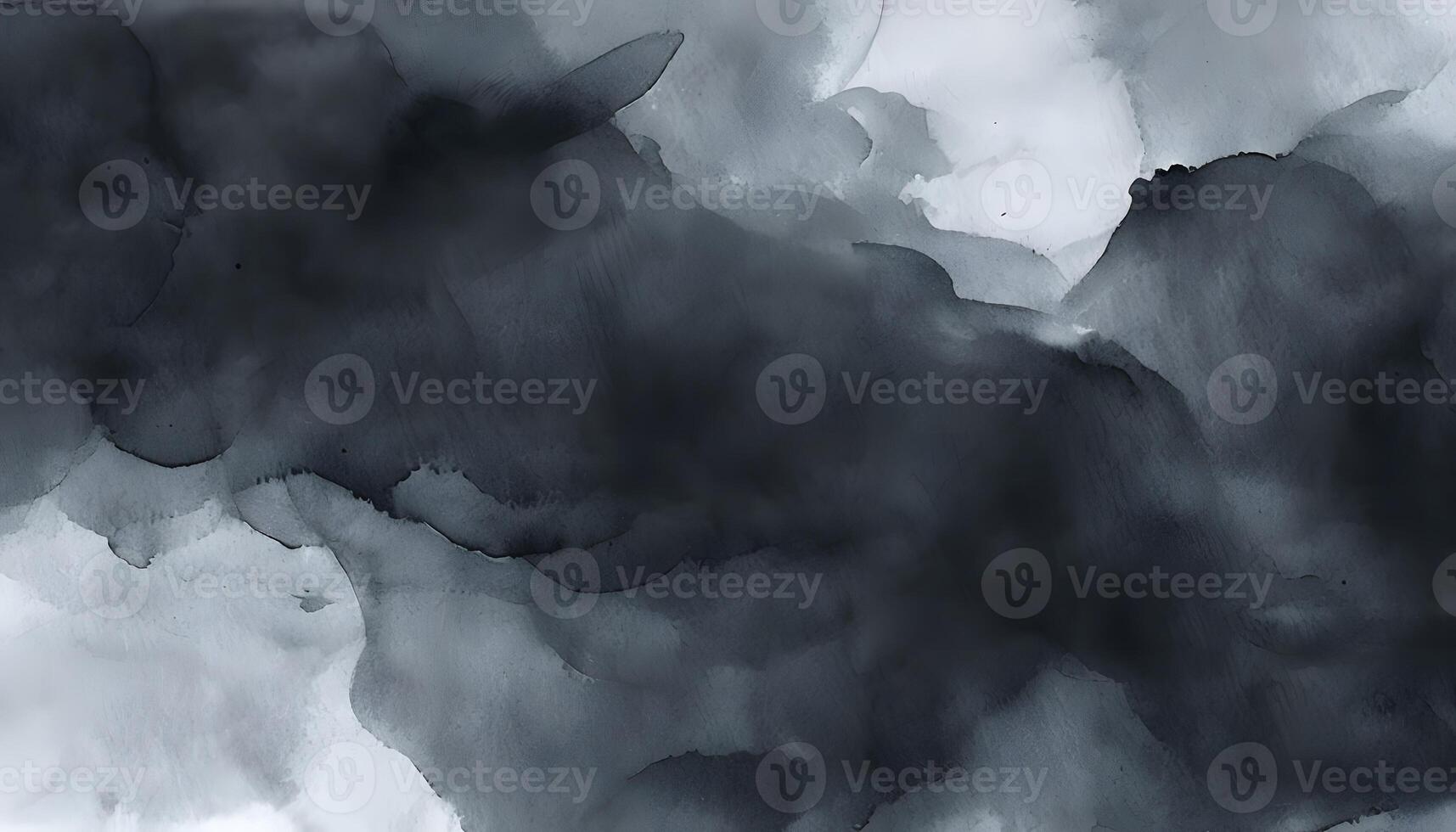 A black and white painting of clouds photo