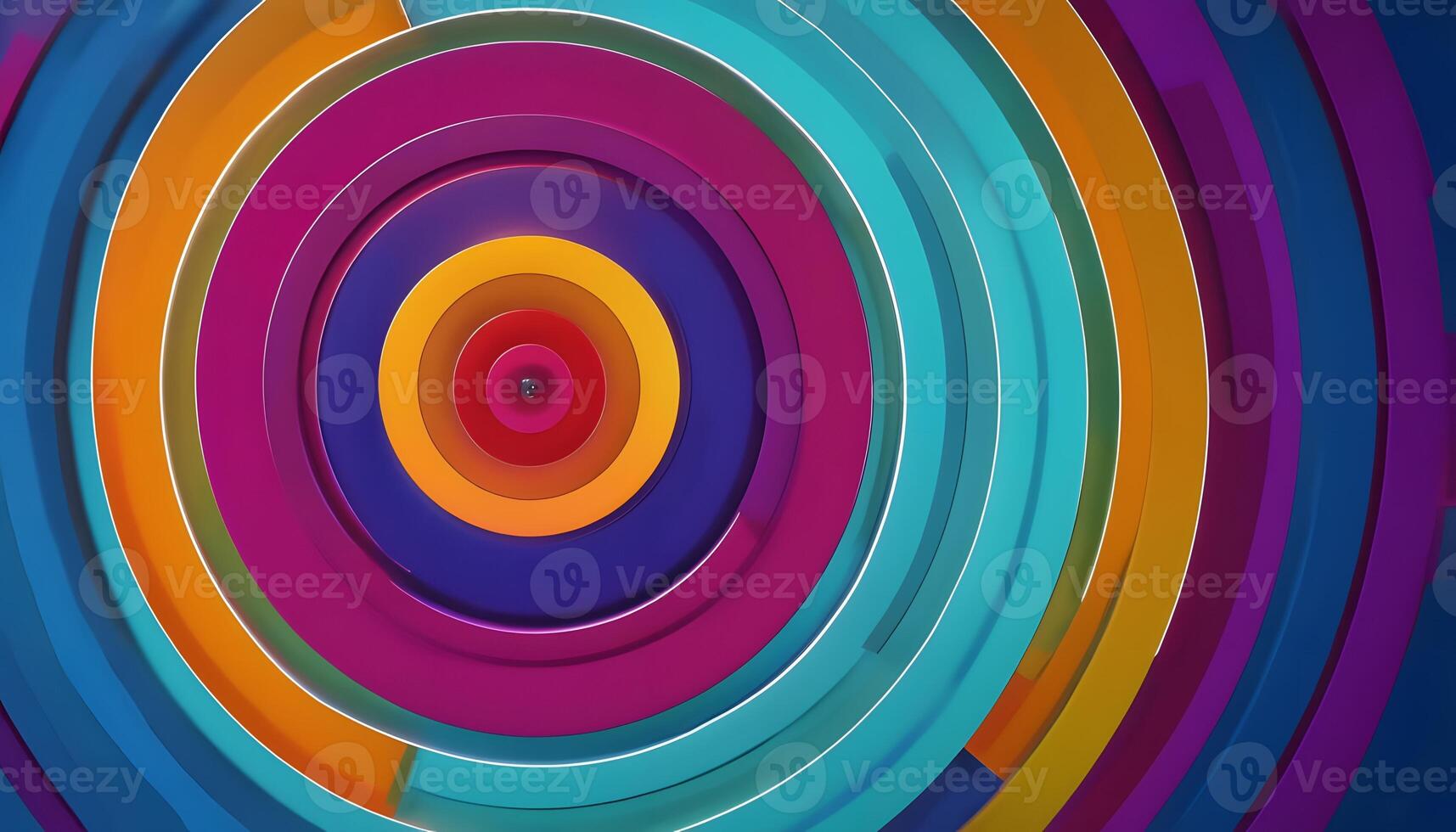 Colorful abstract background with a circular design photo