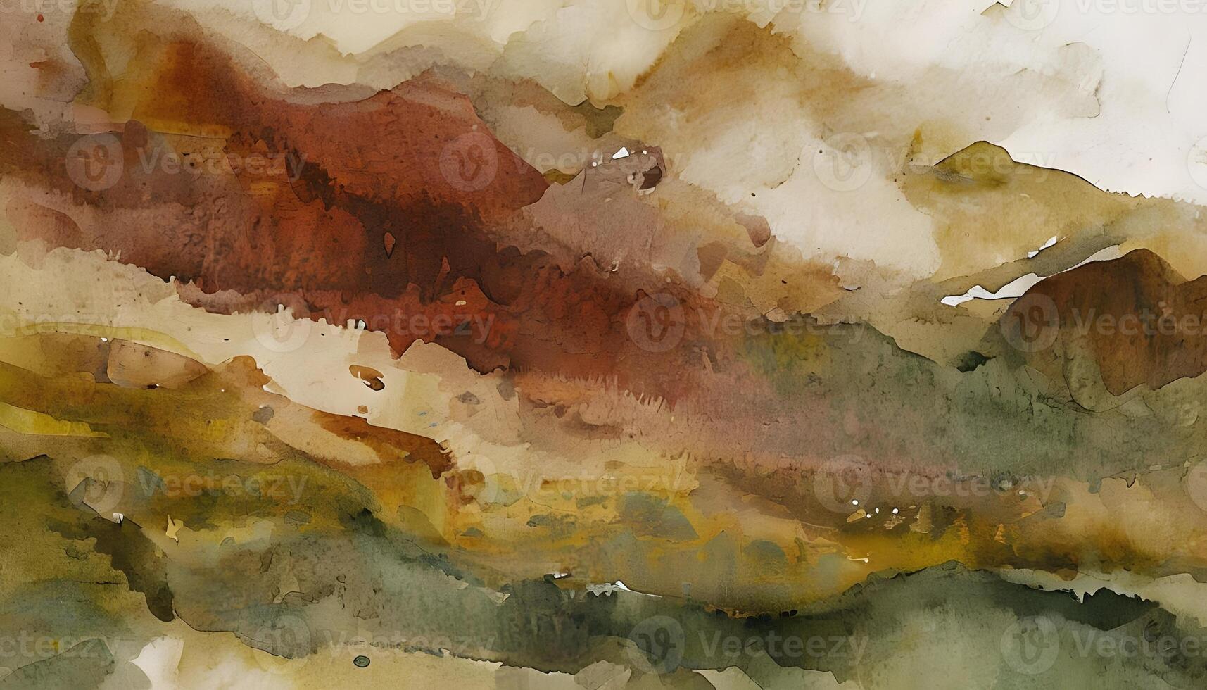 A painting of a mountain range photo