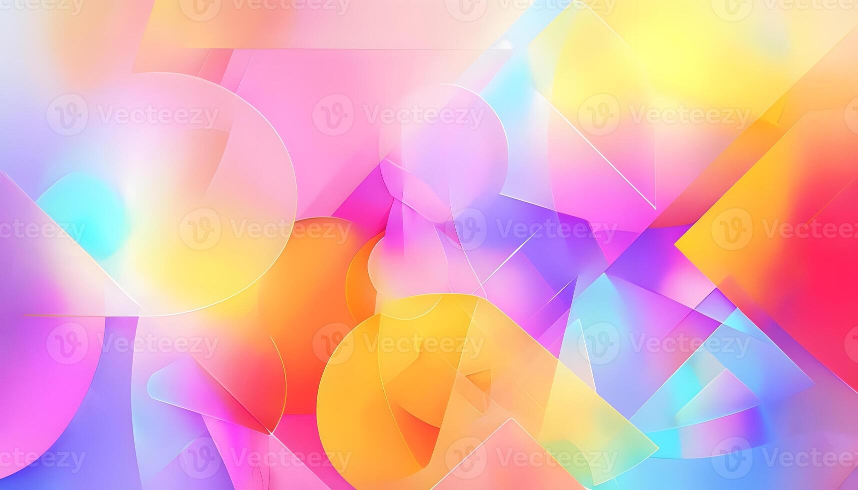 Abstract colorful background with shapes and colors photo