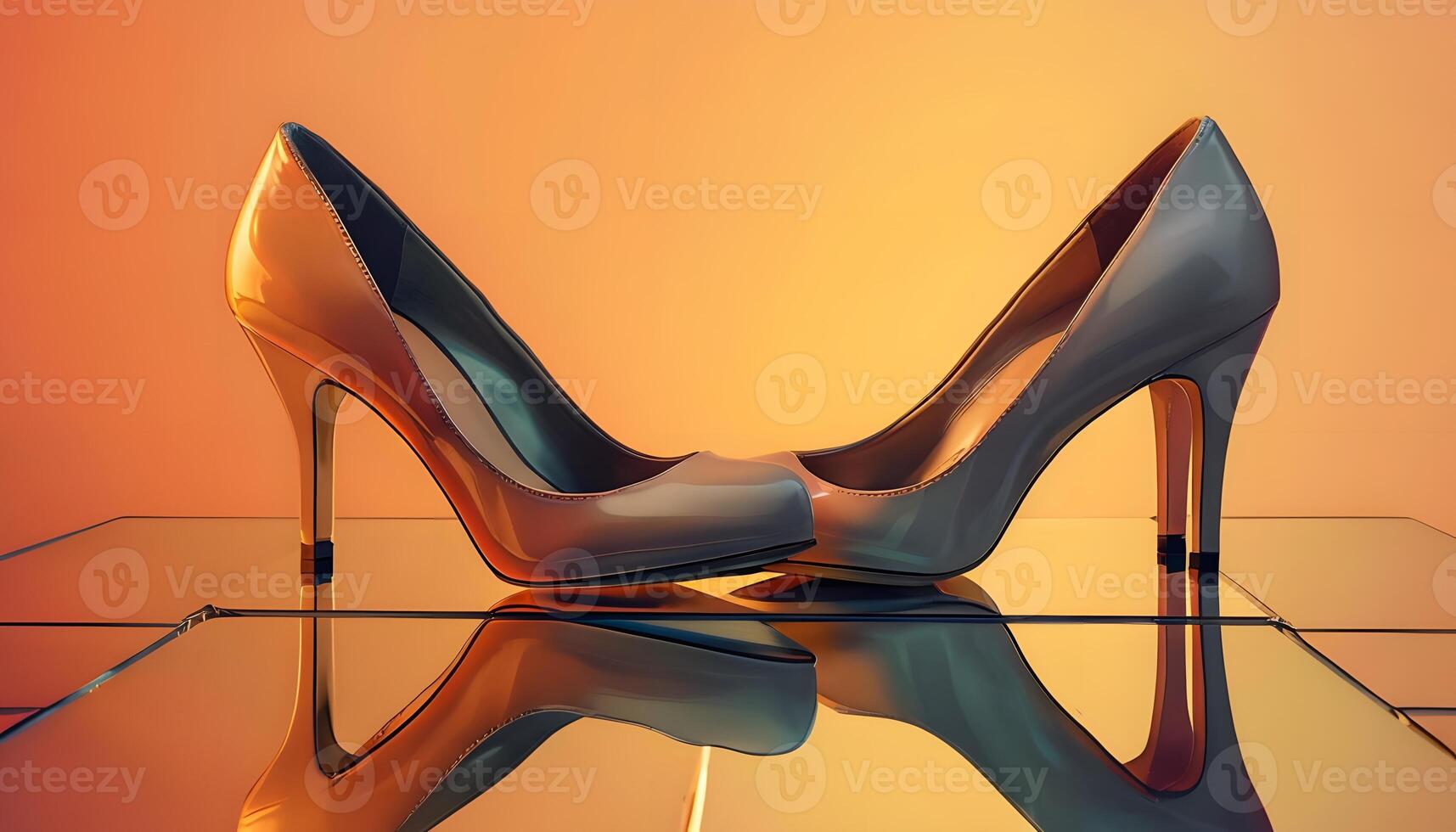 A pair of high heels on a table photo