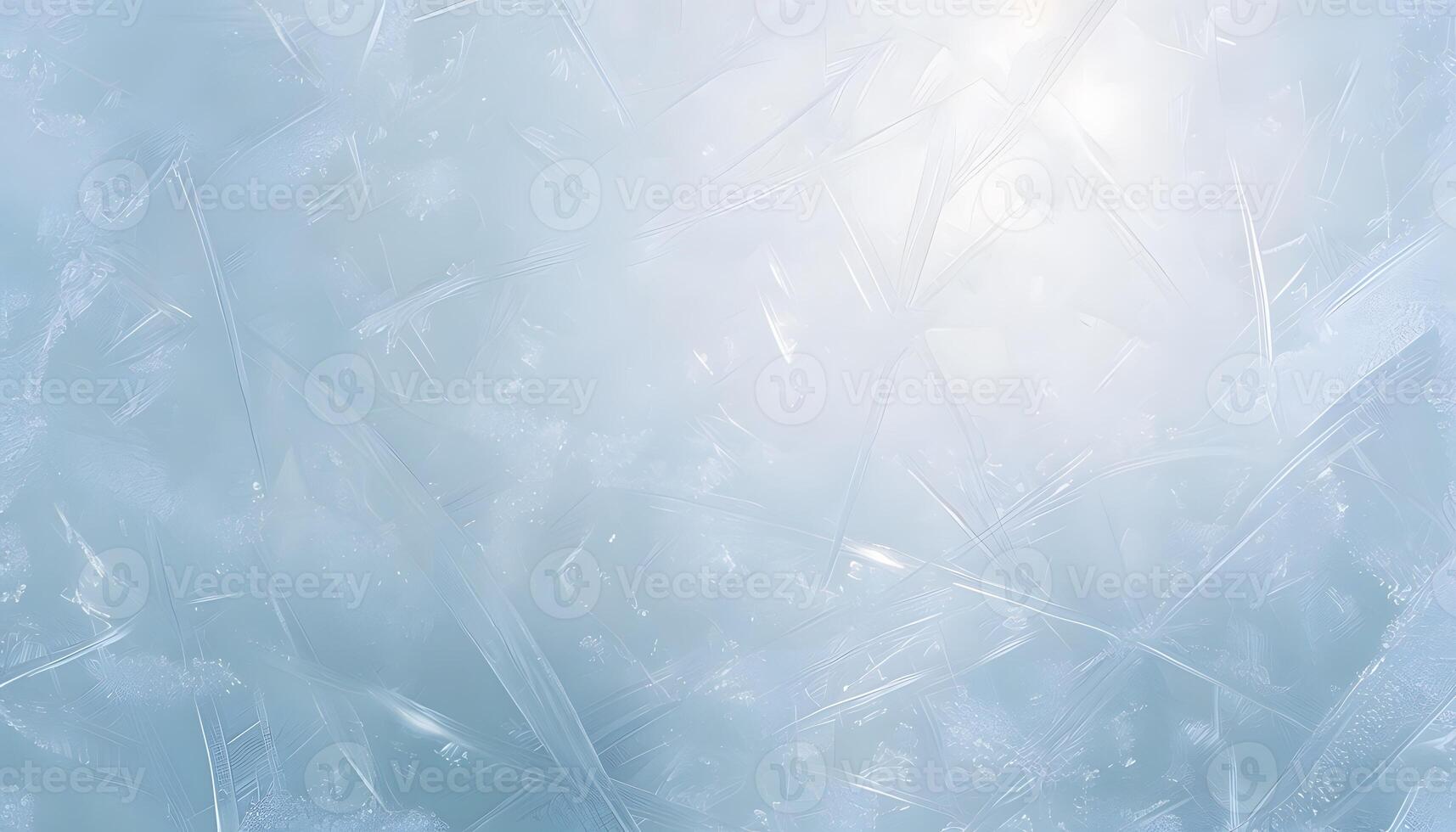Frozen ice texture background with light and dark blue background photo