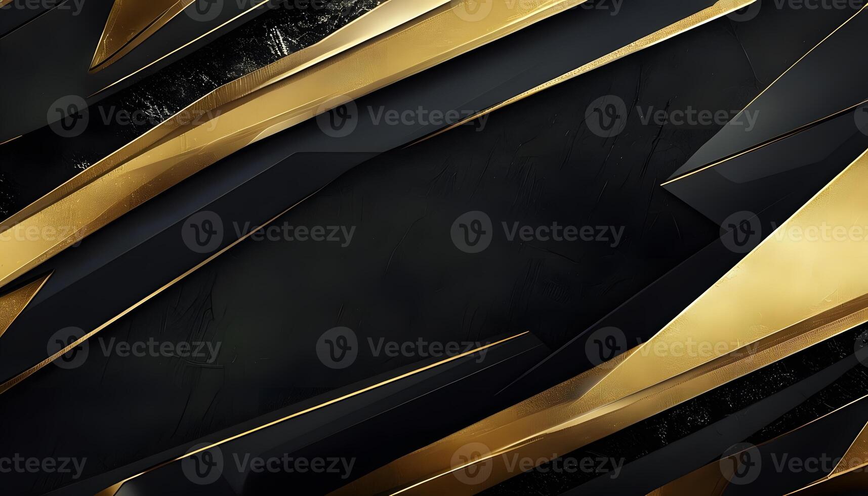Black and gold abstract background photo