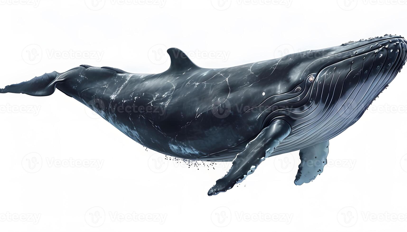 A large whale is shown in the air photo