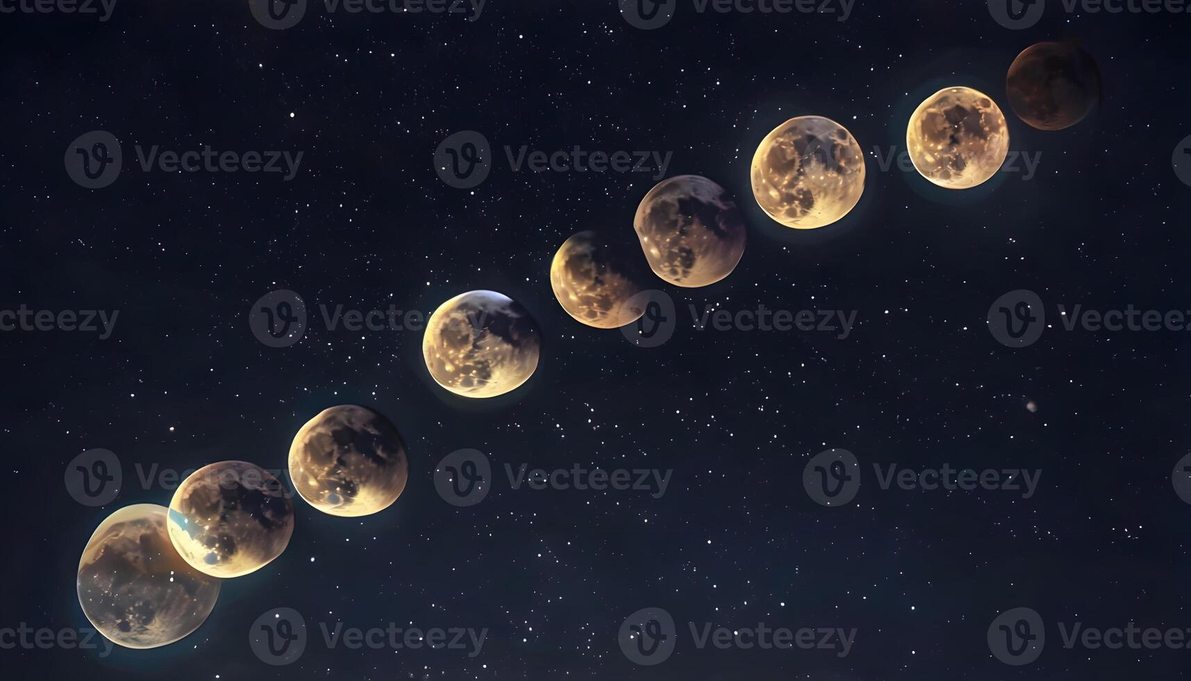 The phases of the moon photo