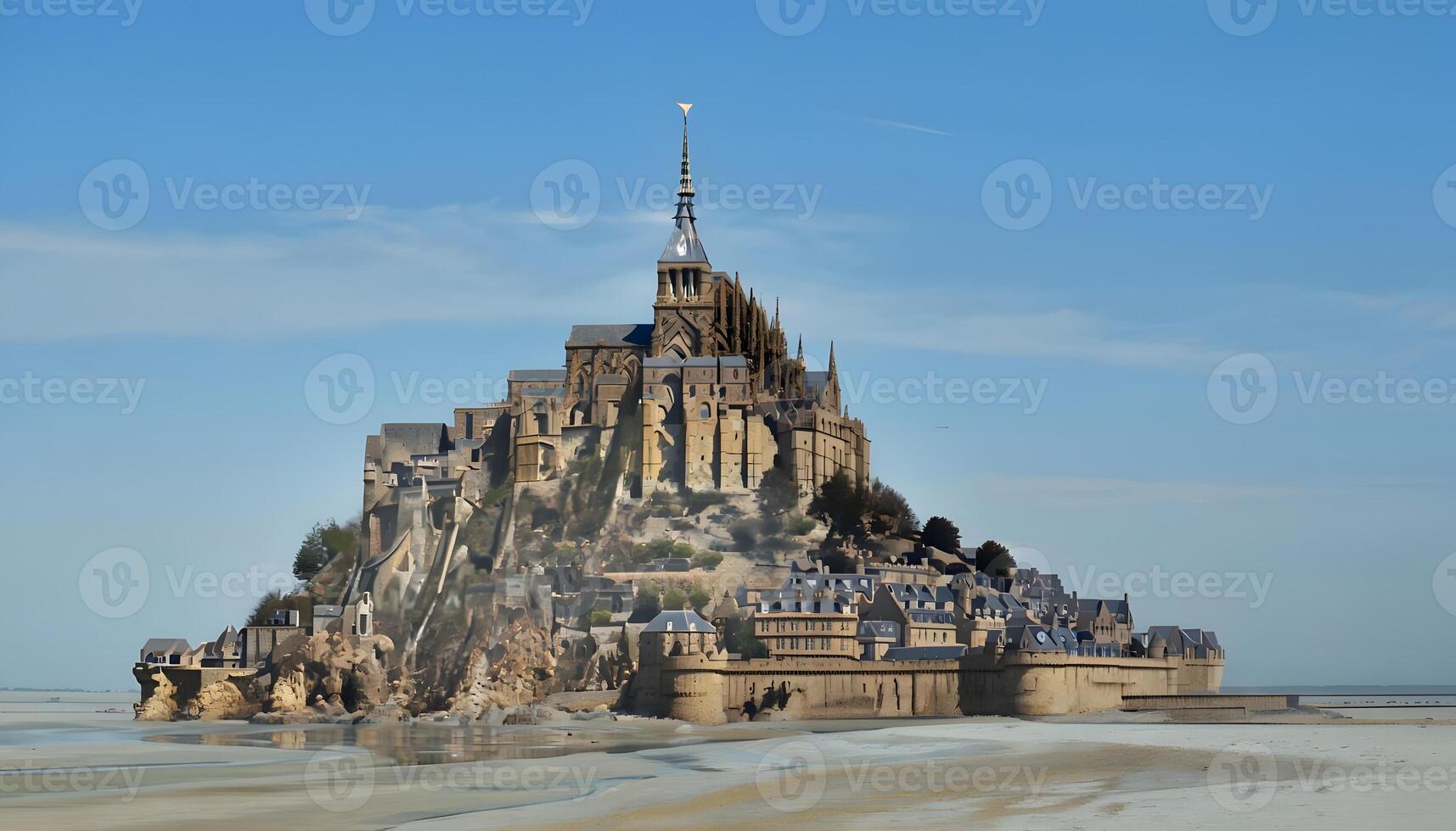 Mont saint michel, normandy, france photo