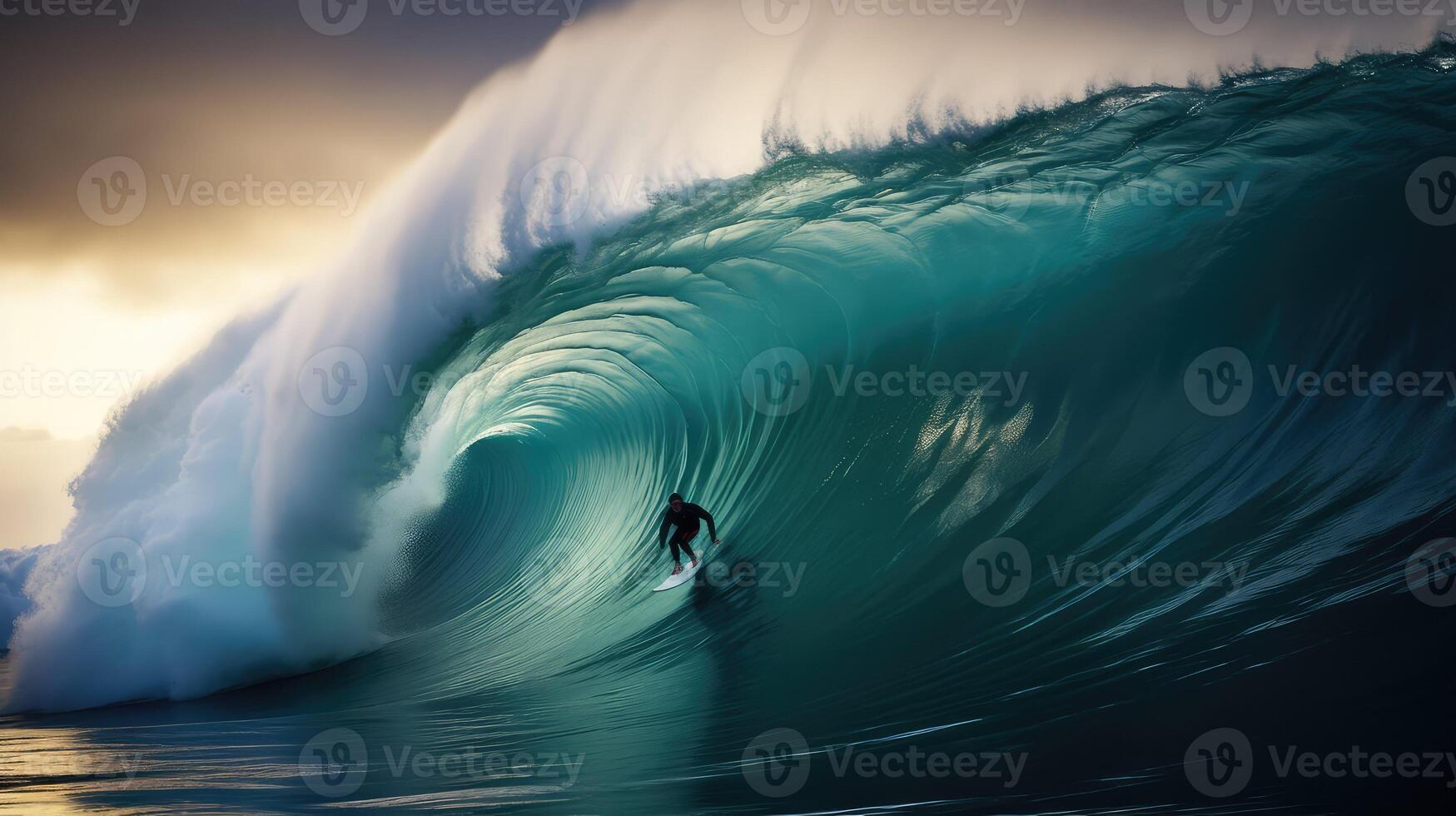 surfer waves water photo