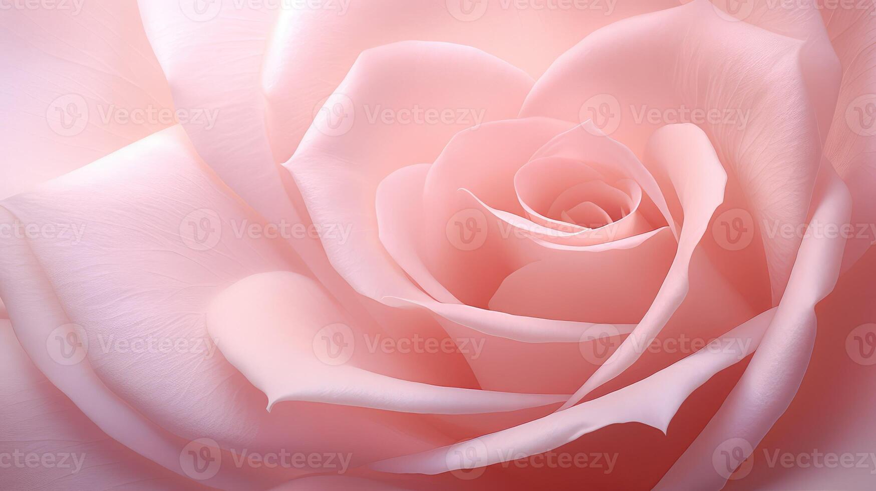 delicate pastel rose photo