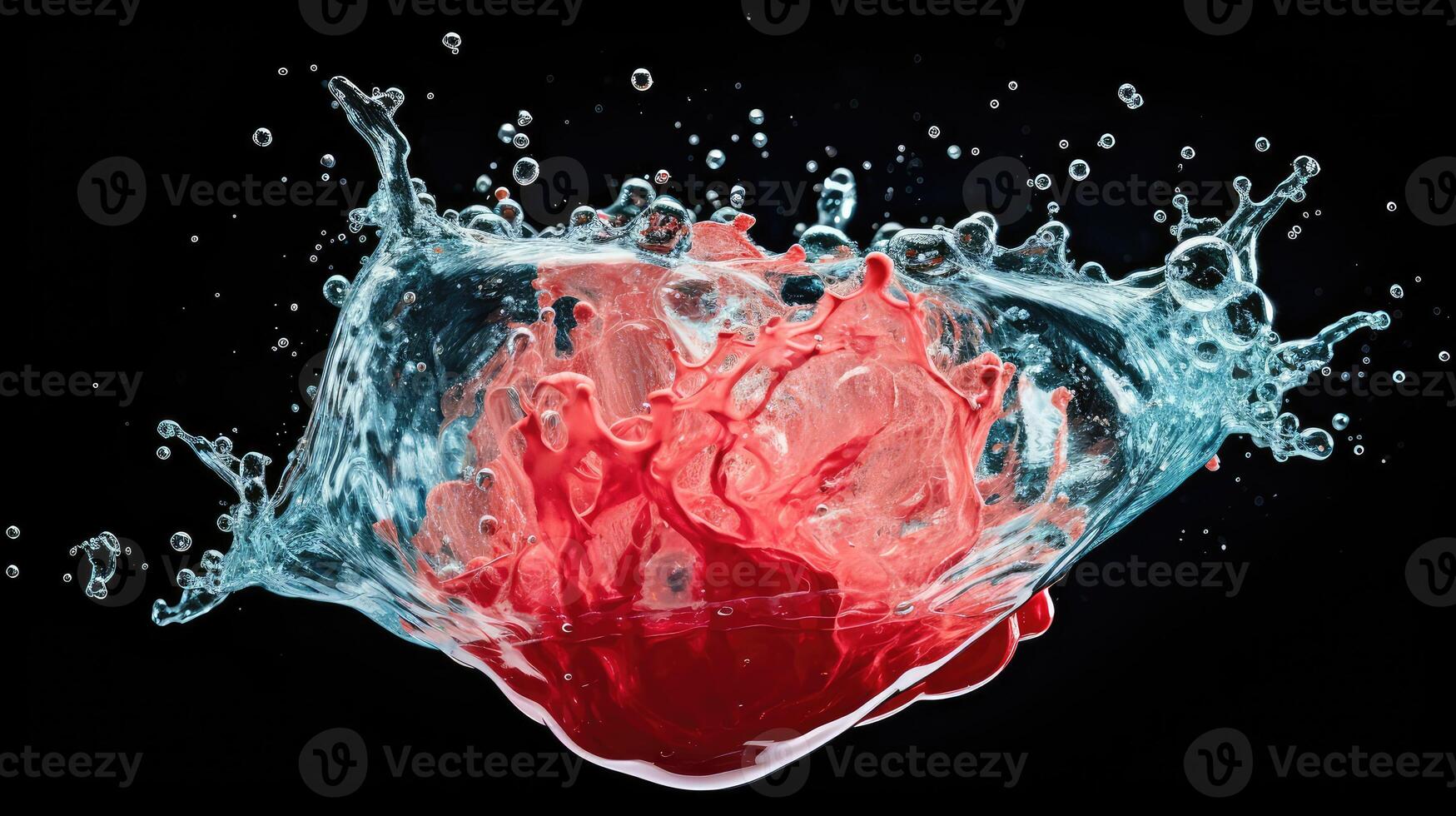 speed water splash on transparent background photo
