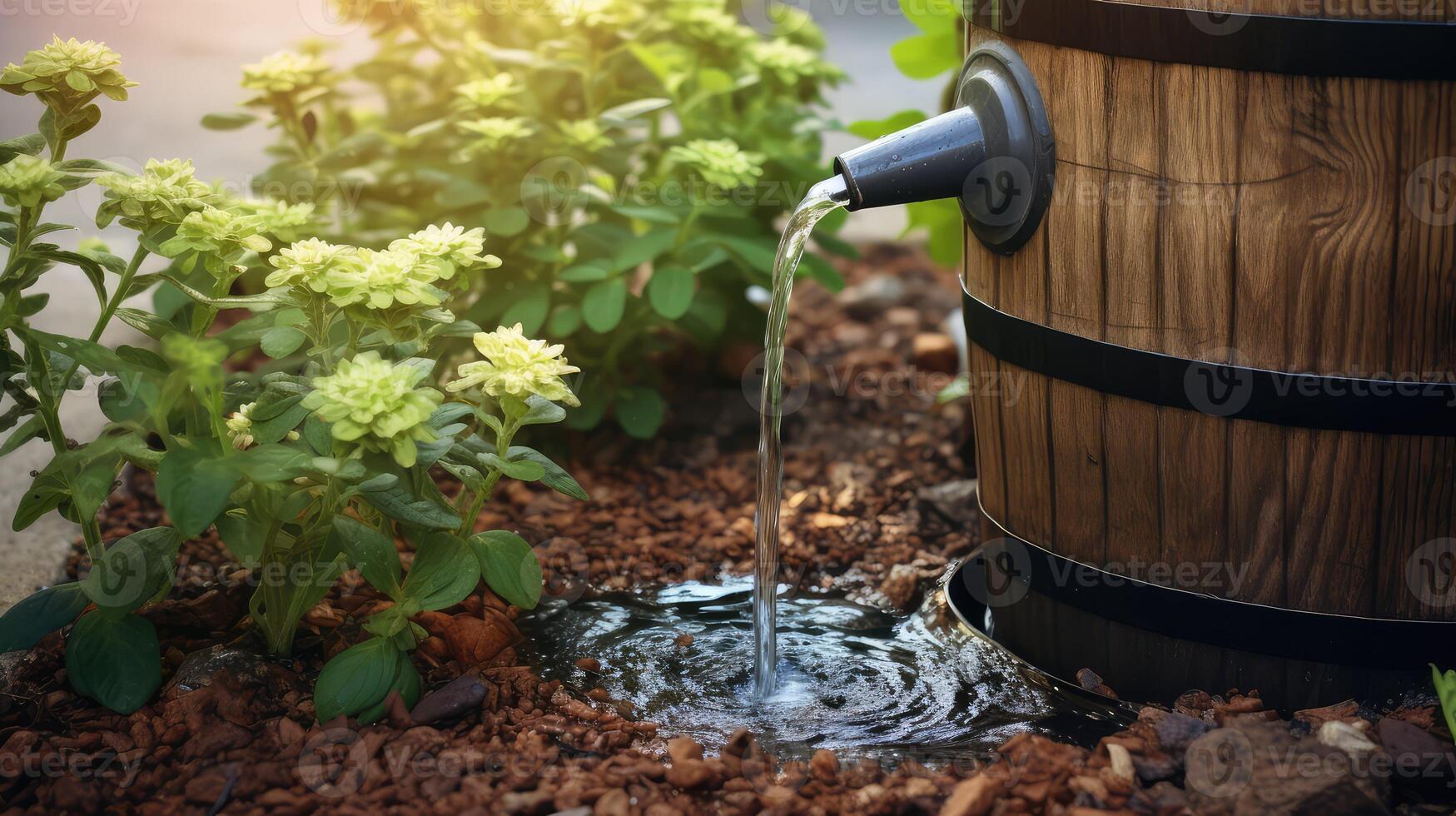 harvesting water conservation photo