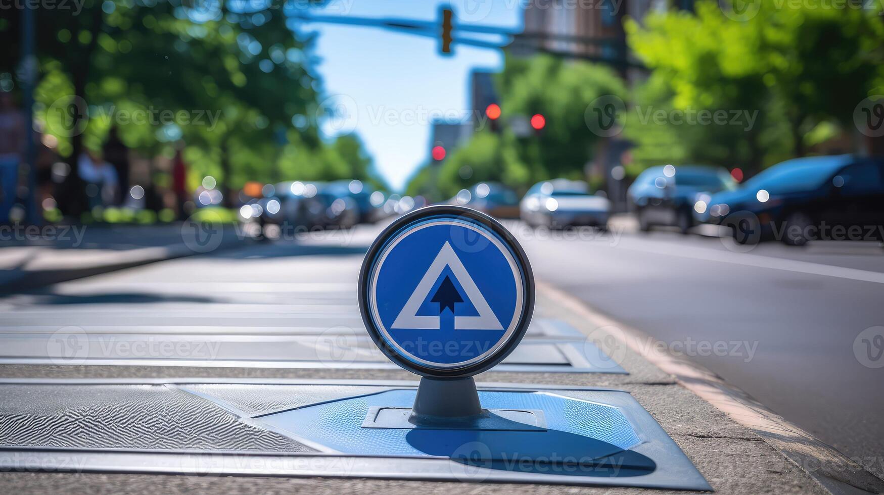 yield road markers photo