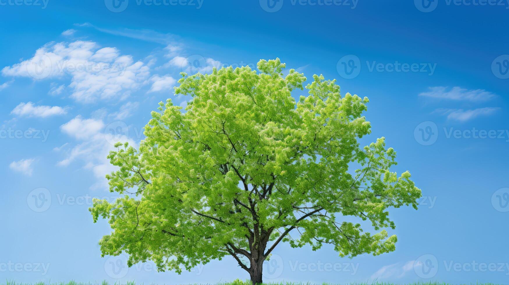 sky tree spring photo