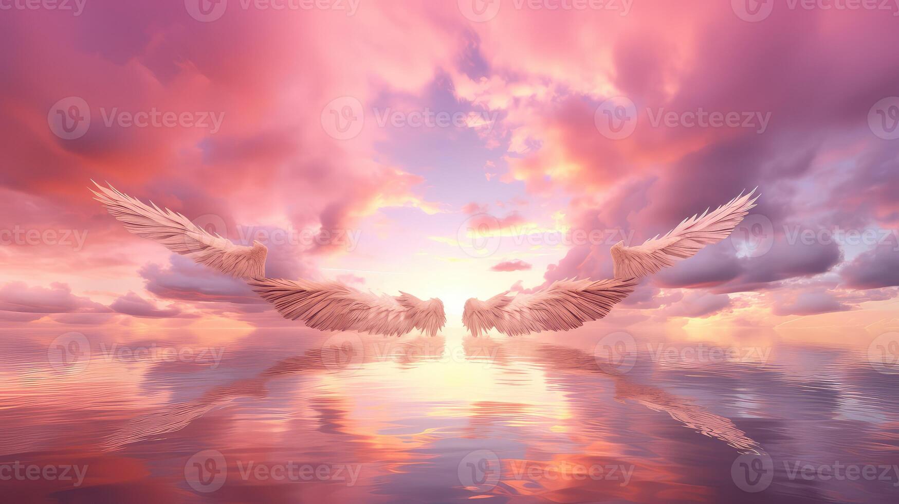 heavenly pink angel photo