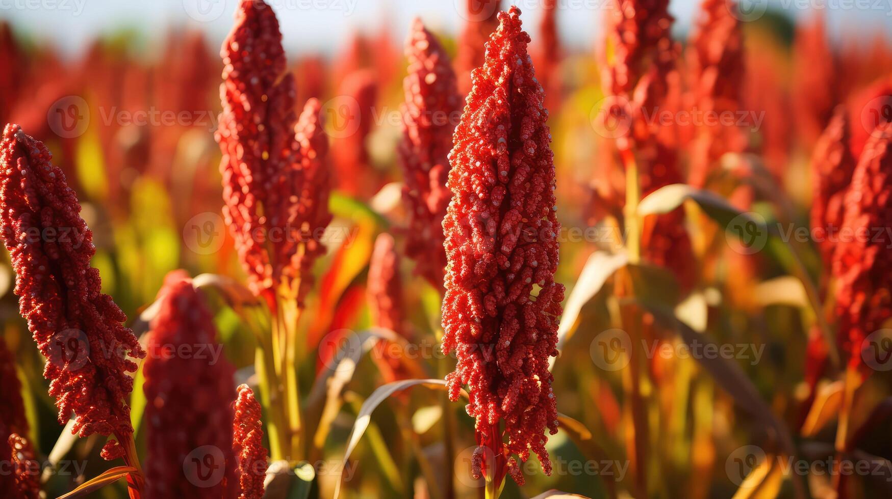stalks sorghum crop farm photo