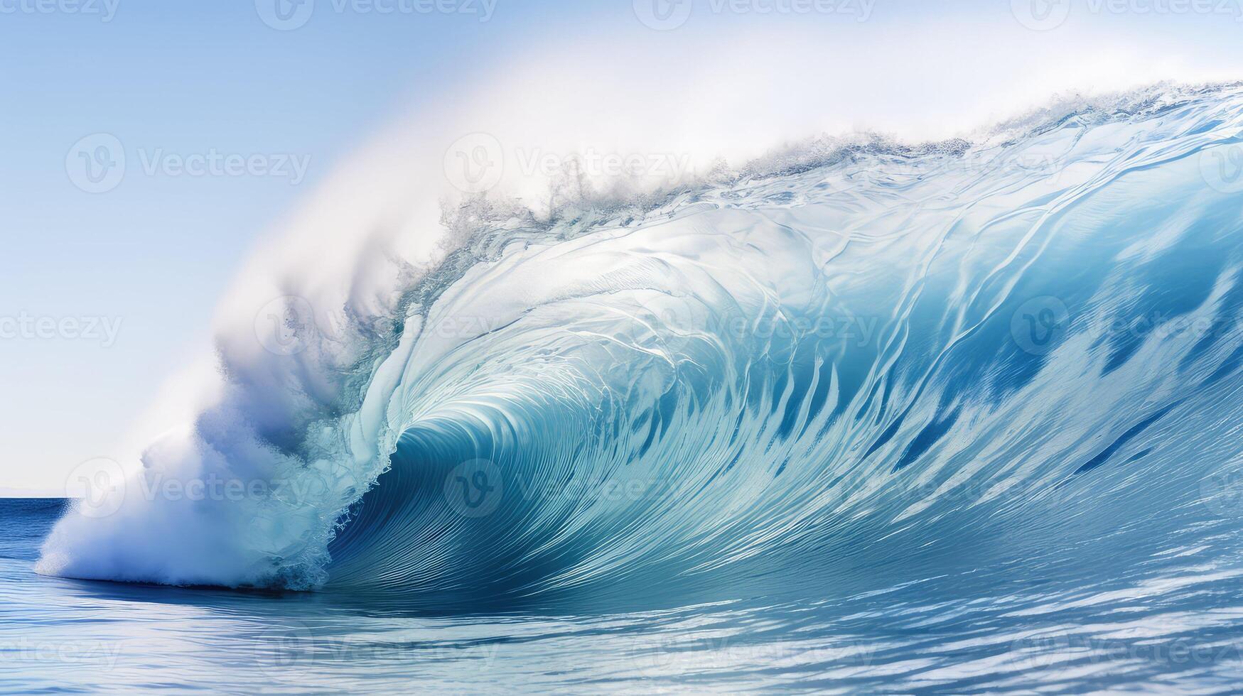 wave grey blue background photo