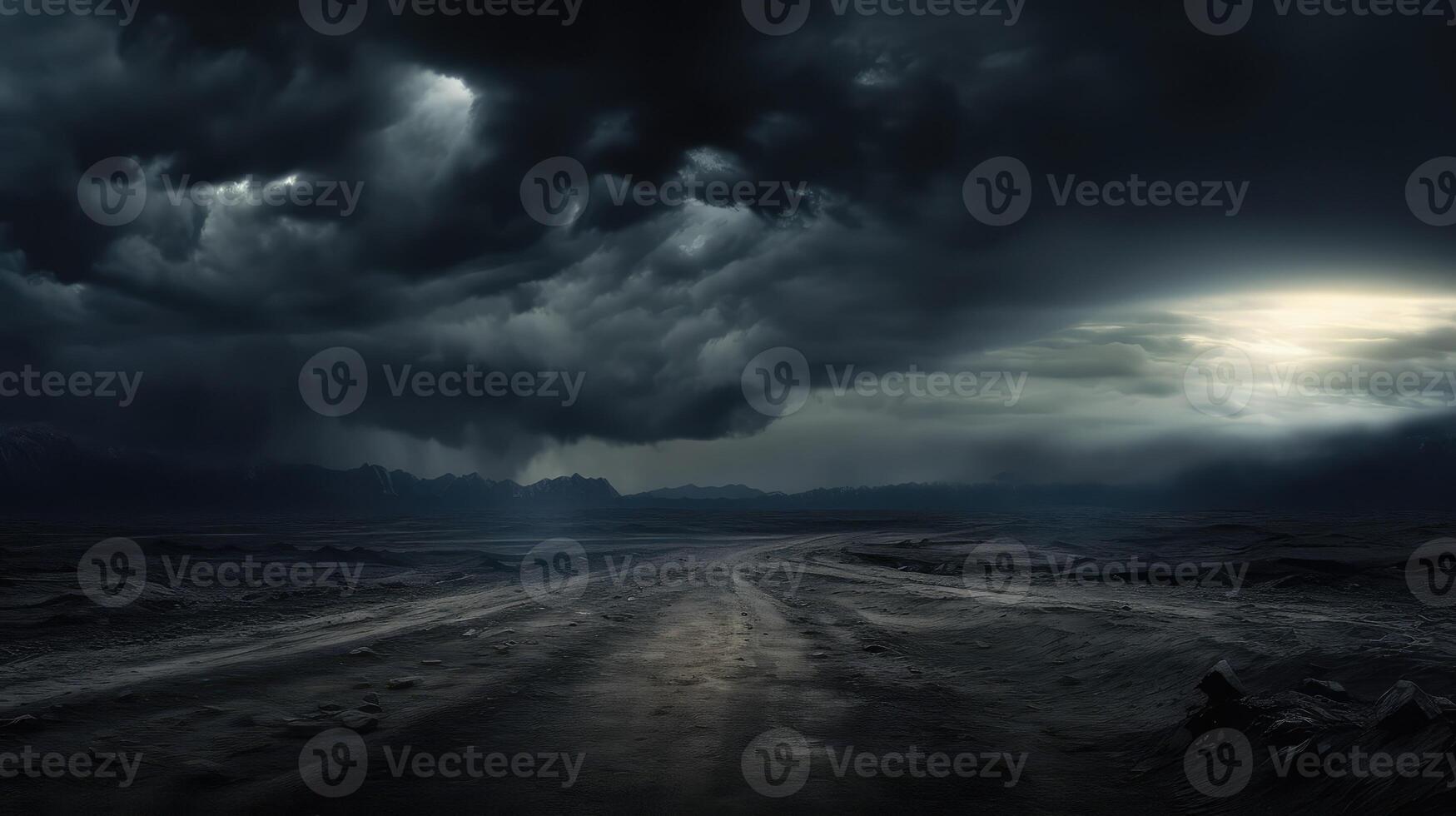 overcast dark grey sky photo