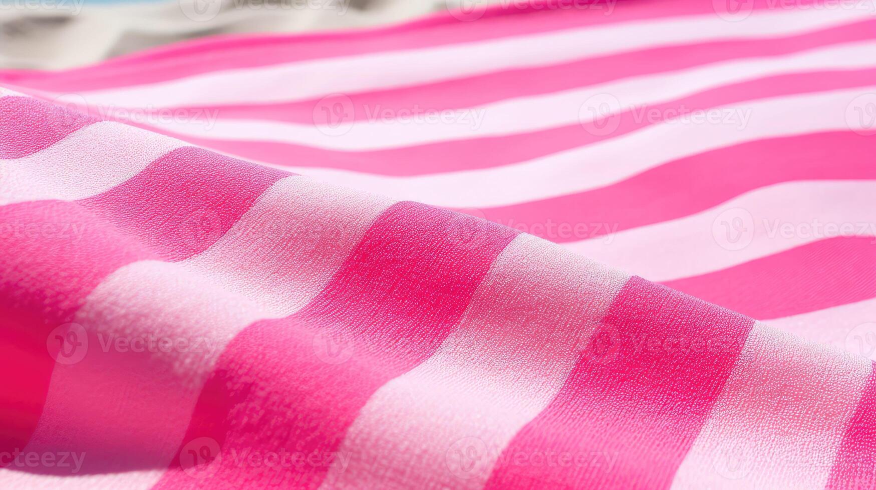 beach hot pink stripes photo