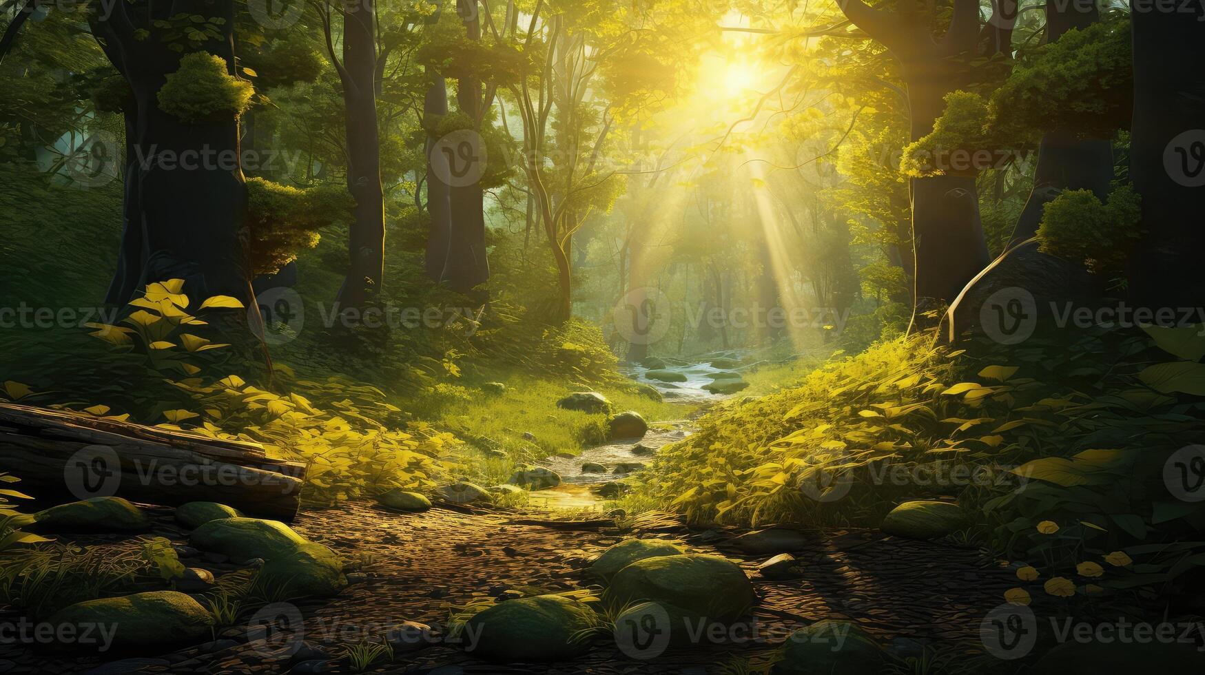 glow green and yellow photo
