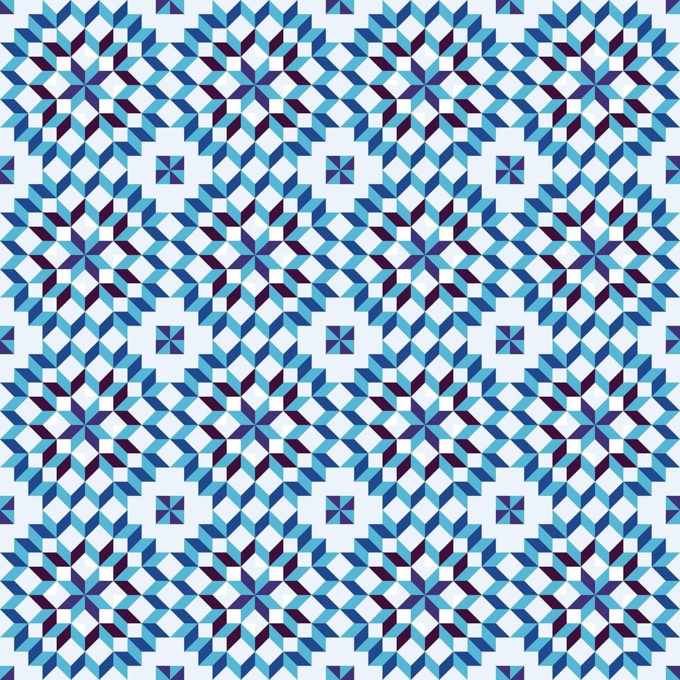classic geometric tiles seamless pattern background for printing and decorative vector