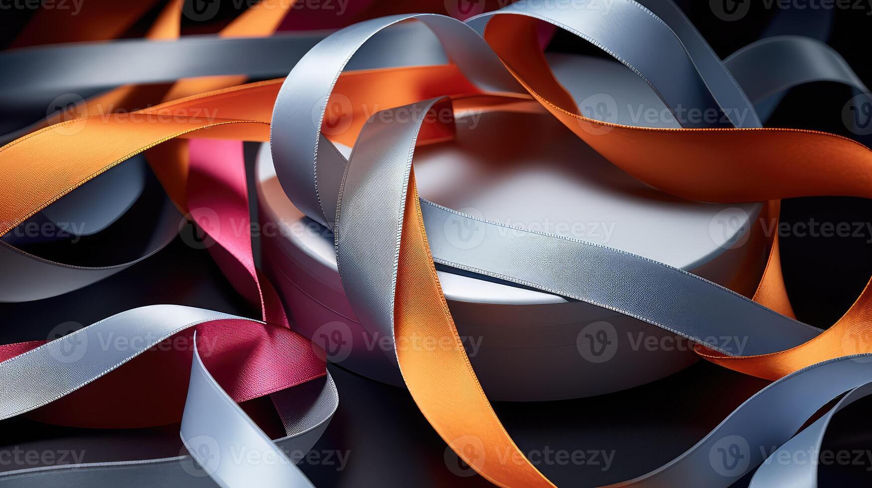 box ribbon silver photo
