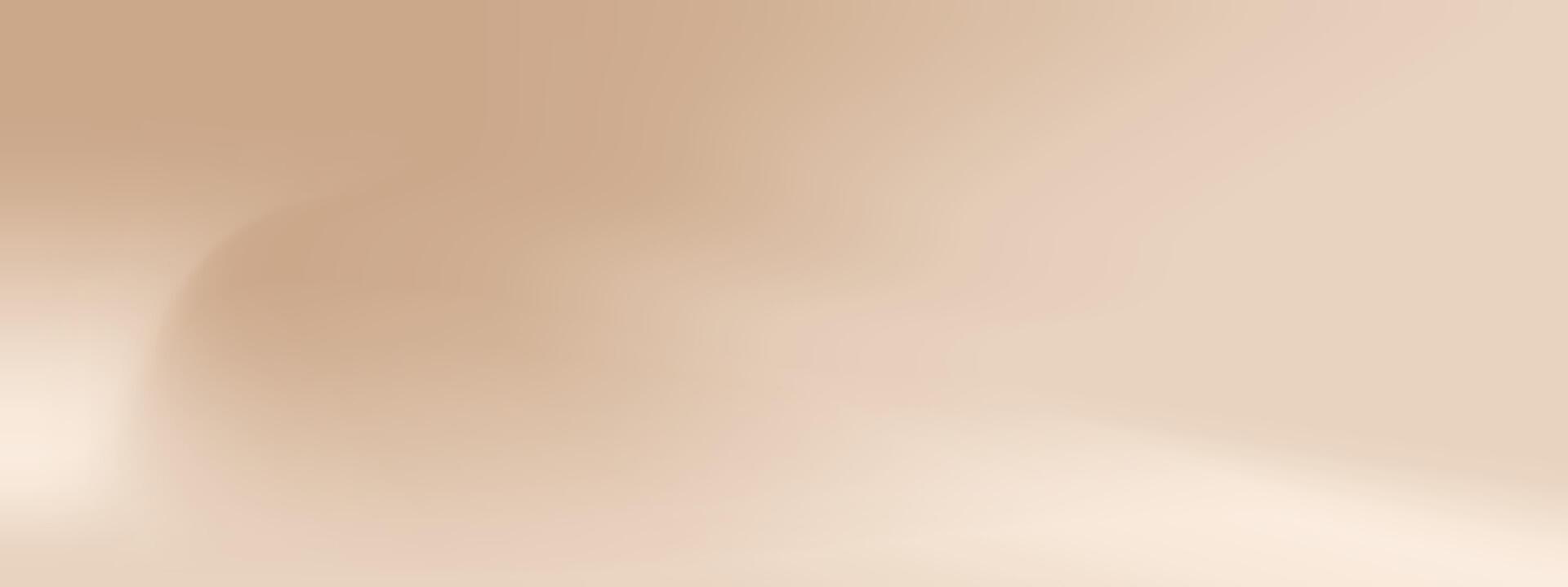 Nude Gradient. Pastel beige Background. Abstract soft Minimal blur wallpaper. Trendy illustration vector