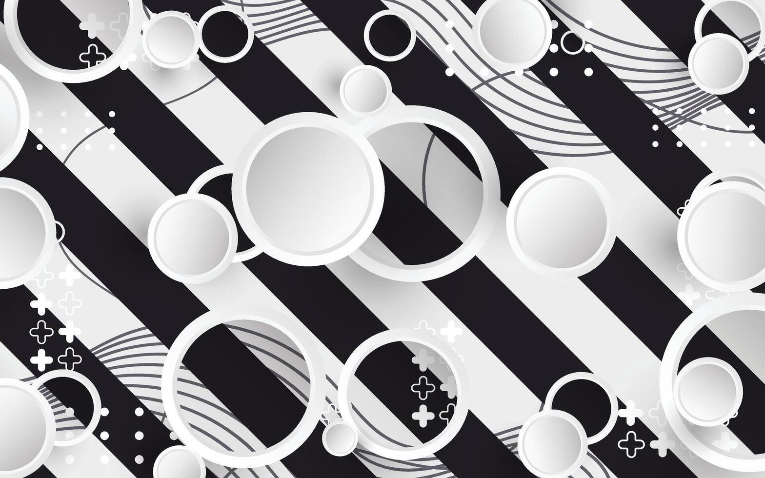 Line geometry background design vector