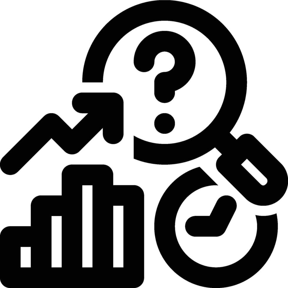 Business Forecasting, Business Prediction Outline Icon vector