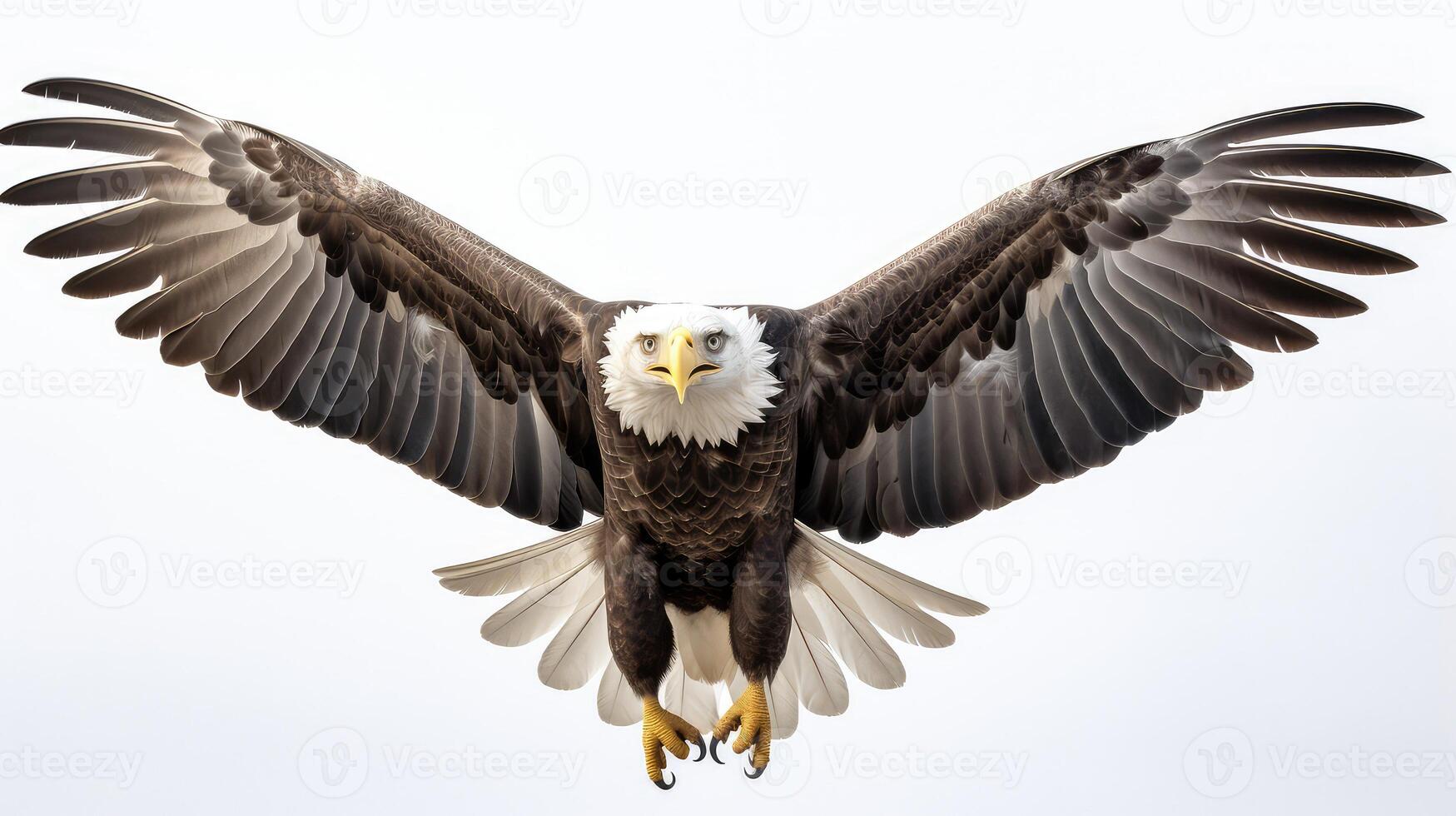 glides eagle white background photo