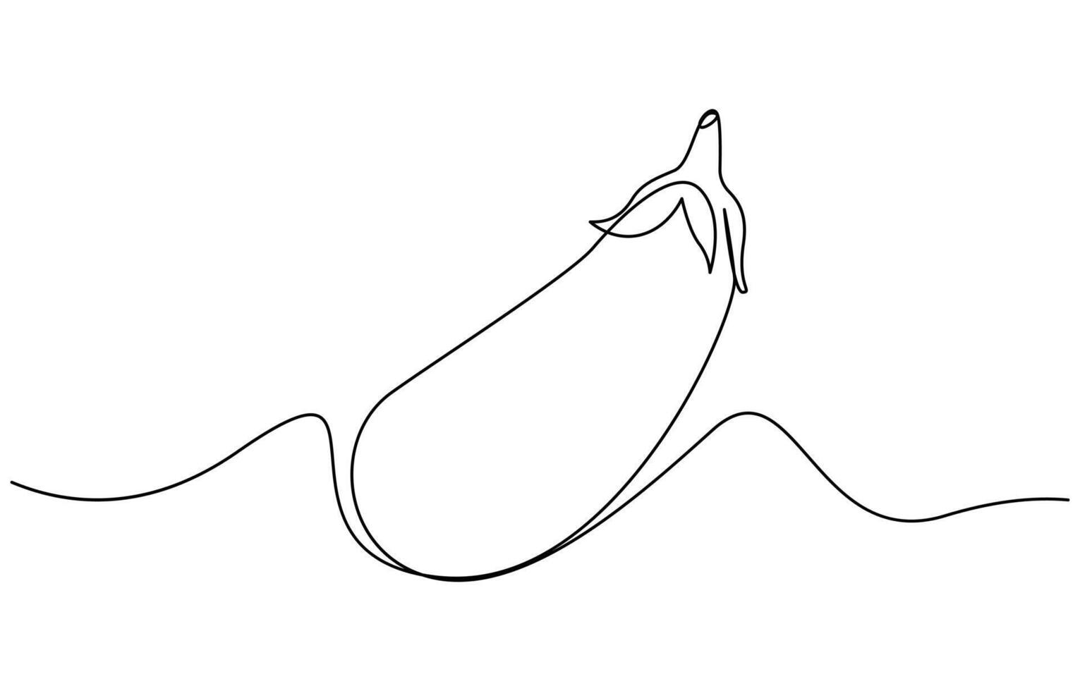single line art draw vector