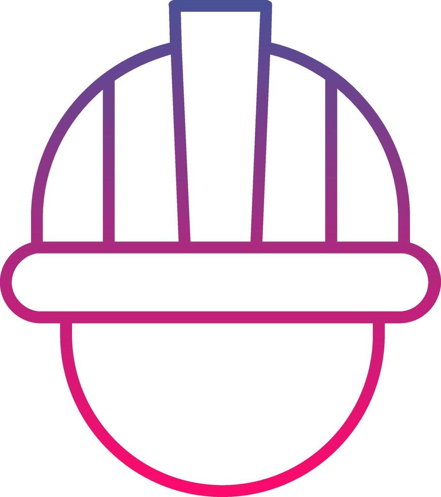 Hard Hat Icon Symbol Art Sign vector