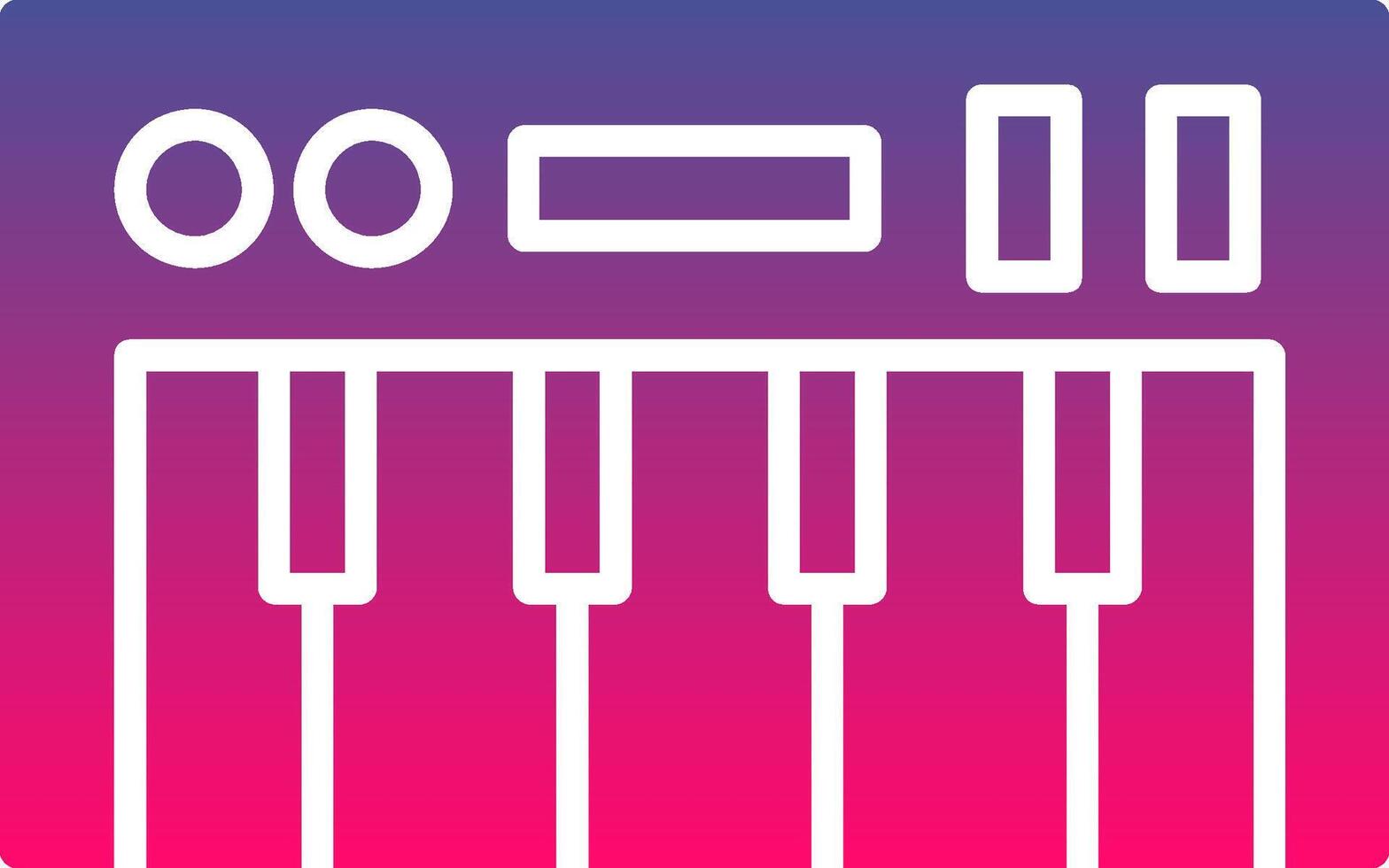 Piano Creative Icon Symbol Art Sign vector